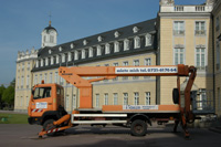TR 225 22,5 m Teleskop-LKW-Arbeitsbühne mit Rüssel und Klappstützen TR225